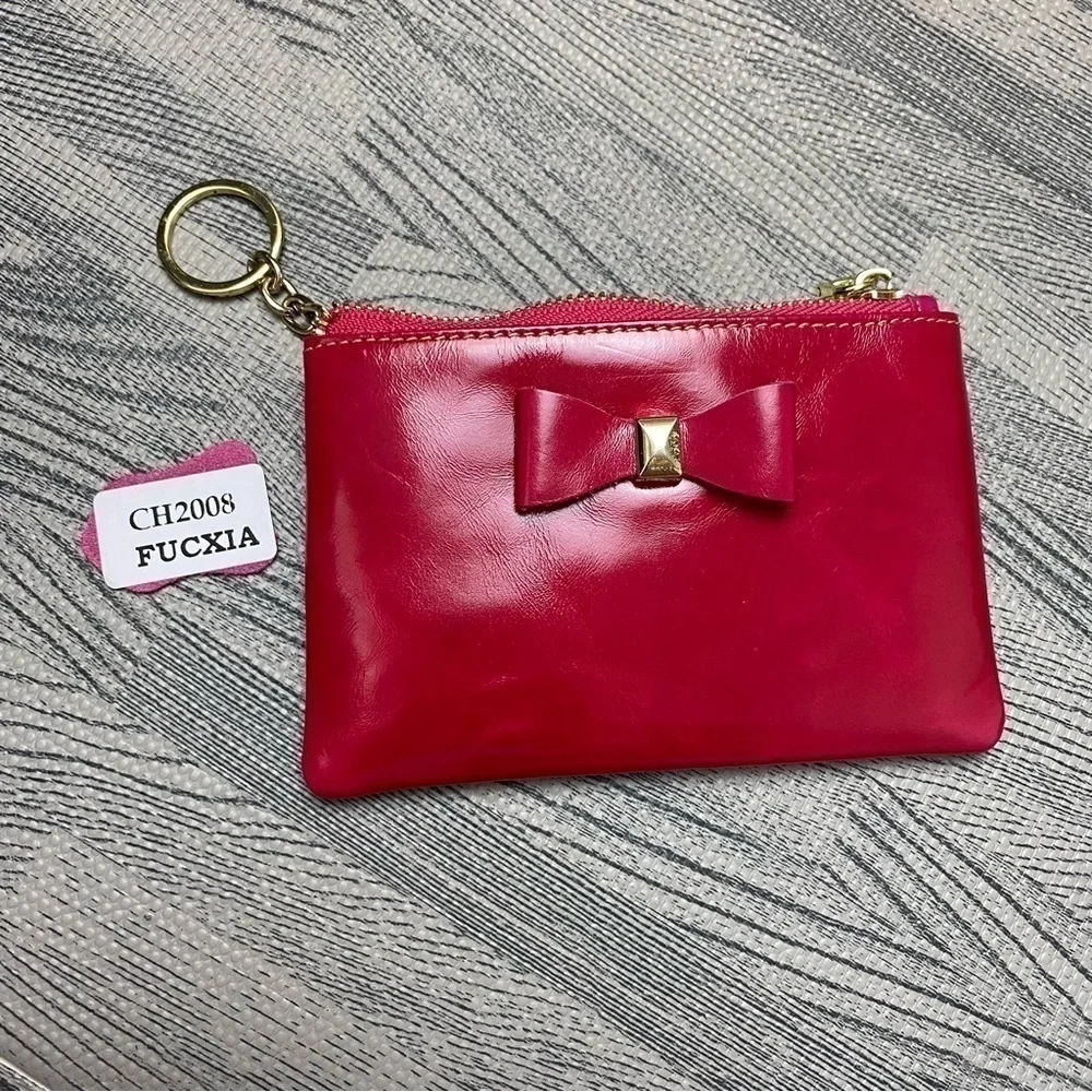 Vera Pelle Italian Leather Card/Key Purse